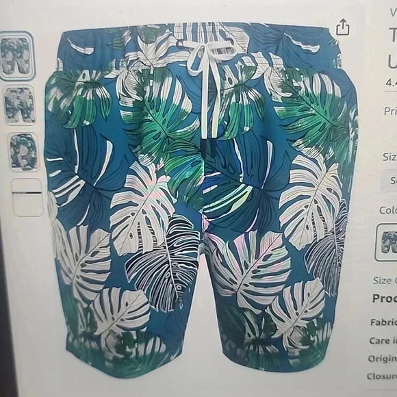 TOMMY HILFIGER MENS 7" PRINTED LOGO SWIM TRUNKS SIZE XXL - Picture 1 of 5